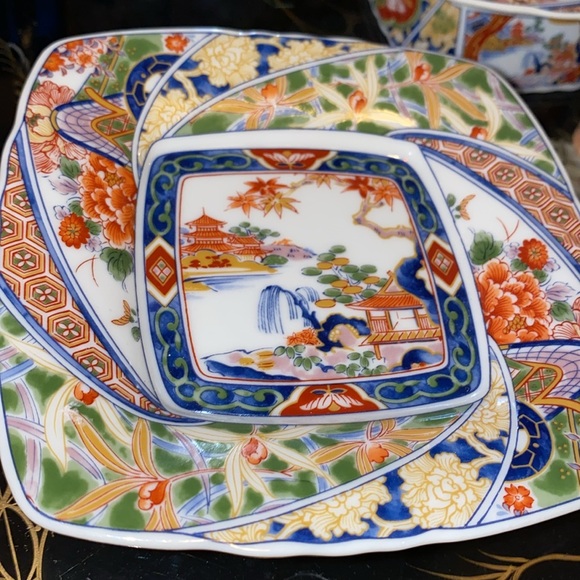 BX48 Antique 1900 Imari authentic Japanese plates - Picture 3 of 4